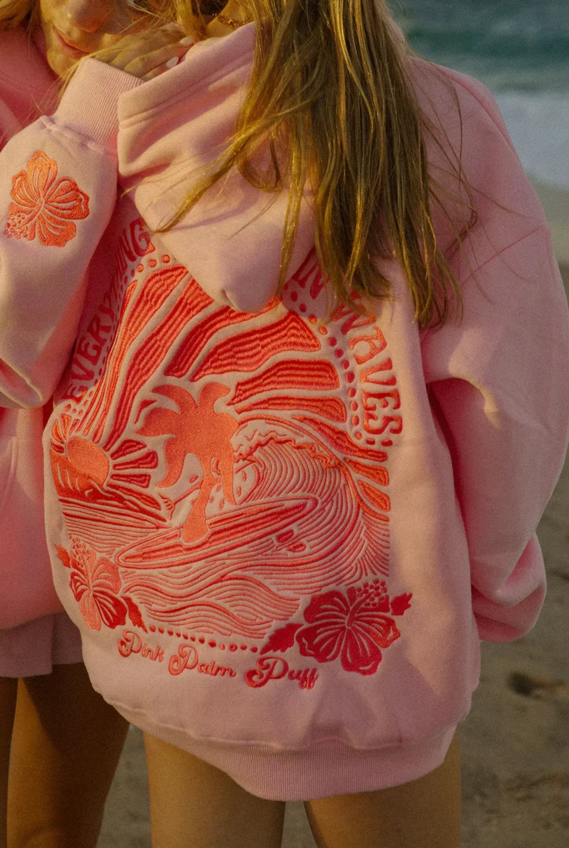BreezeWave™ Hoodie avec Imprimé Coucher de Soleil Époustouflant