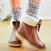 GlacierBoots™ Bottes Imperméables en Cuir de Veau avec Doublure en Laine
