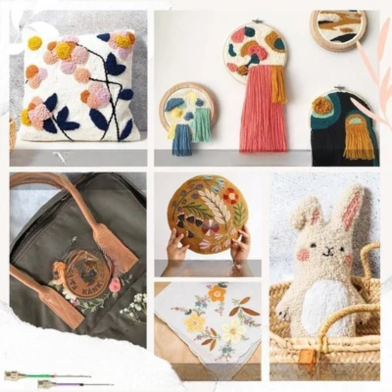 CreatiStitch™ Kit Complet de Broderie avec Aiguilles