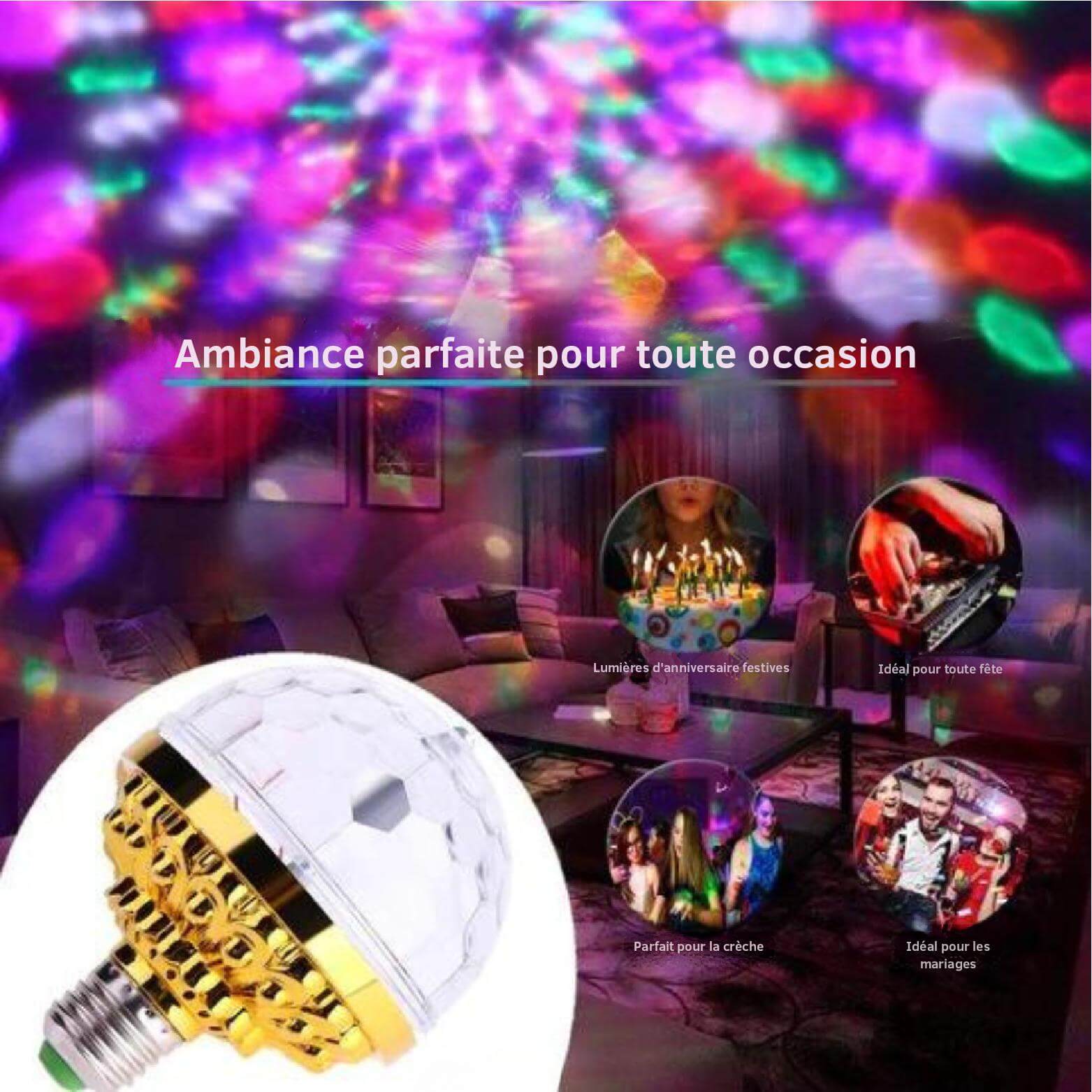 OFFRE EXCLUSIVE : GlowSphere™ - Lumière LED Colorée à 360º pour Fêtes | MAINTENANT -50% !