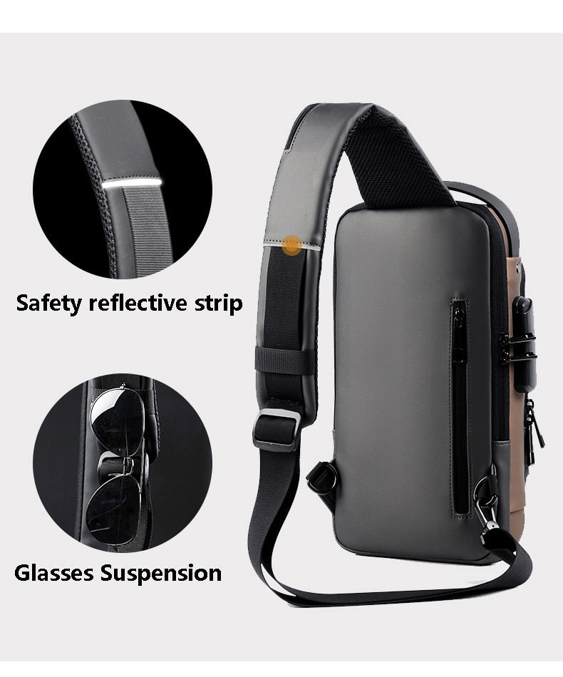 TravelLock™ | Sac Bandoulière USB Antivol