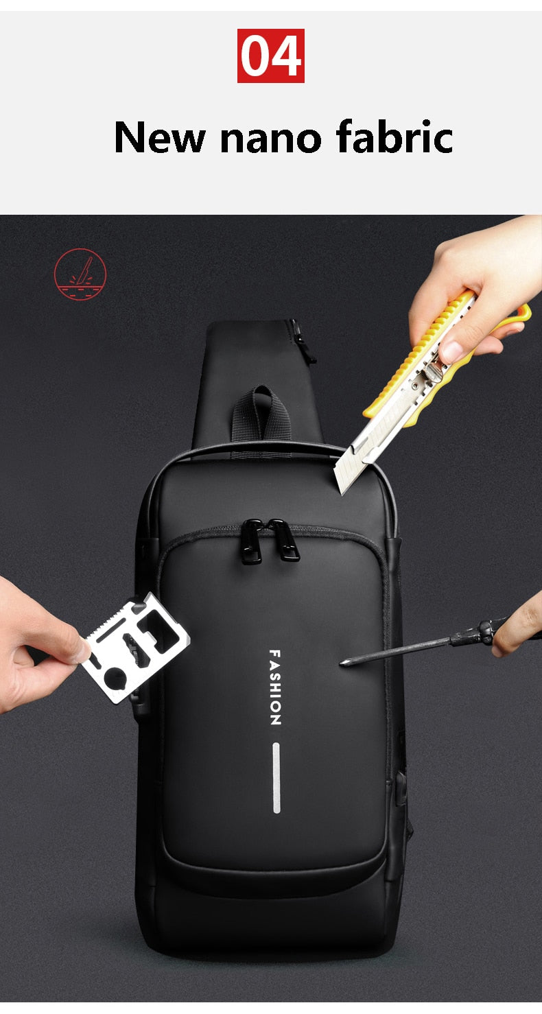TravelLock™ | Sac Bandoulière USB Antivol