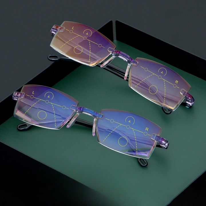 【DERNIER JOUR DE VENTE】VisionPro™ Lunettes de Lecture Anti-Usure avec Haute Dureté, Anti-Lumière Bleue et Double Mise au Point Intelligente