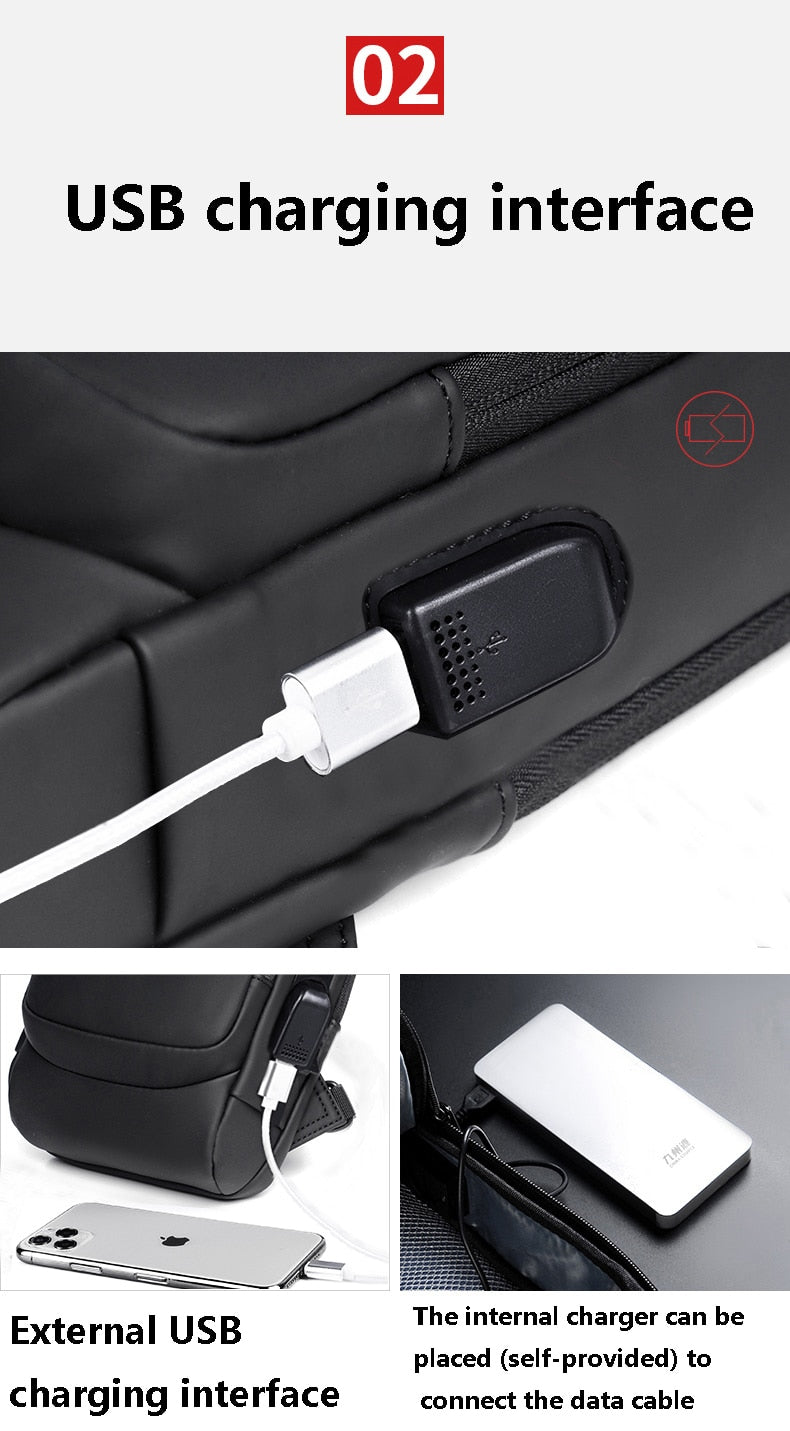 TravelLock™ | Sac Bandoulière USB Antivol