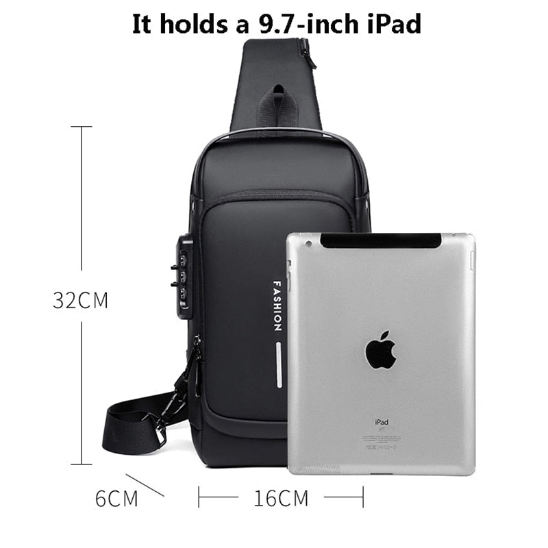TravelLock™ | Sac Bandoulière USB Antivol