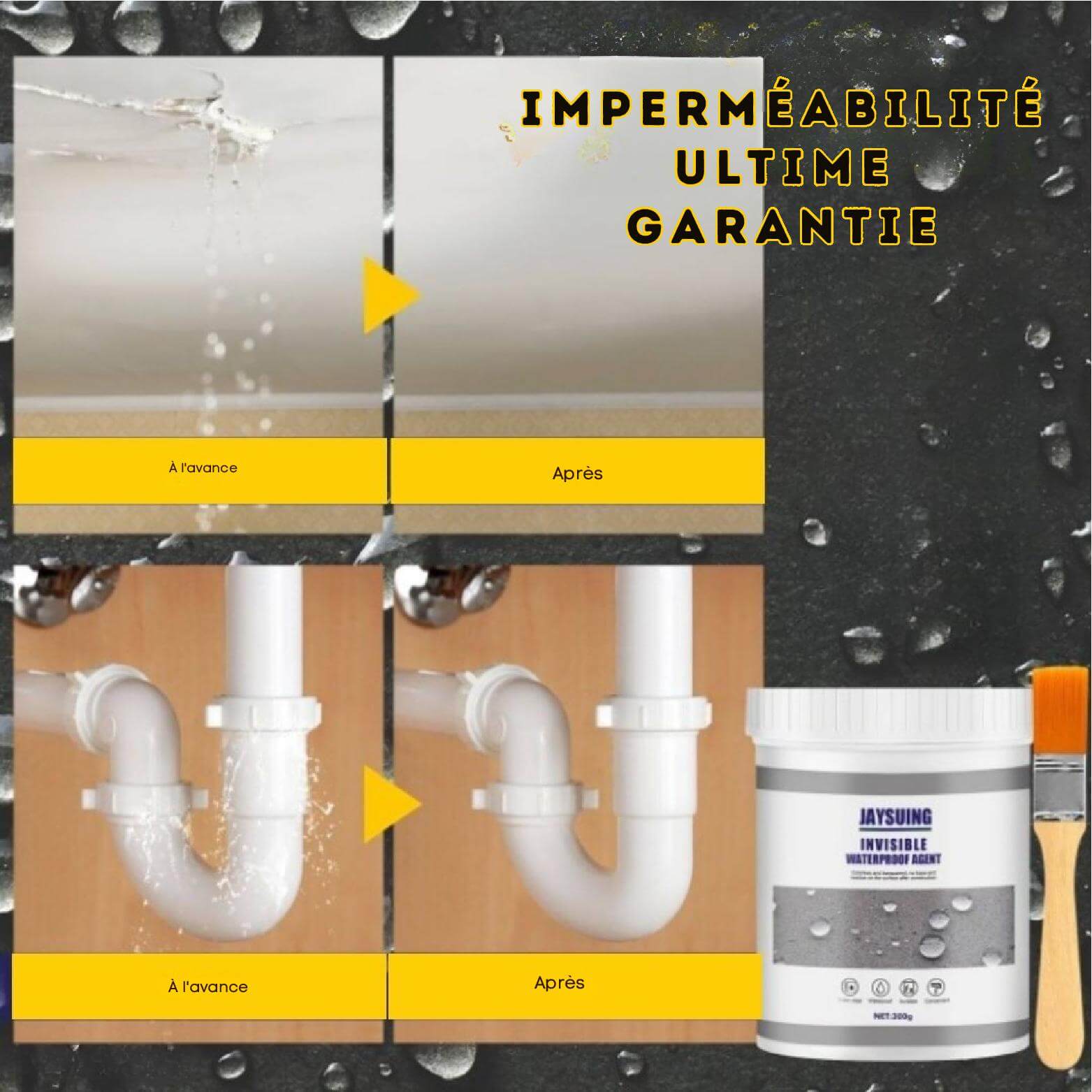 HydroShield™ – Formule d’Étanchéité Puissante et Imperméable