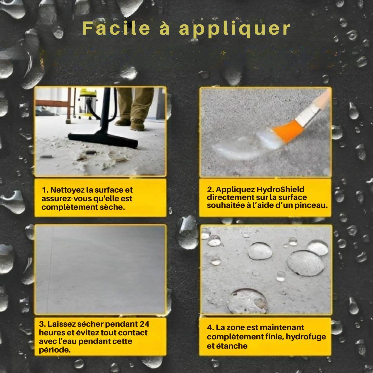 HydroShield™ – Formule d’Étanchéité Puissante et Imperméable