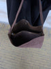 SuèdeChic™ Sac Porté Épaule Barcelona – Brun Foncé