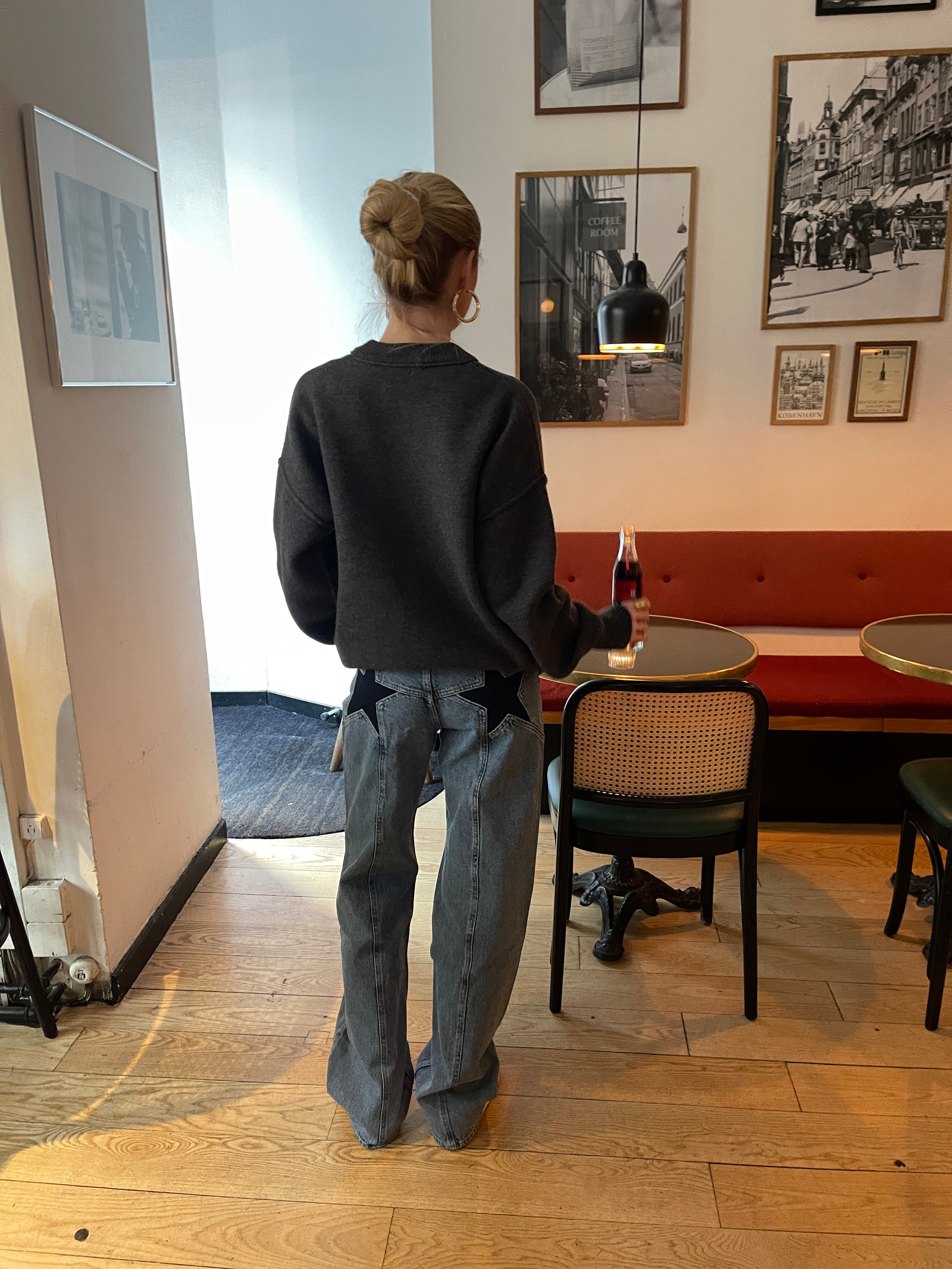 CosmoCut™ Jean Étoilé Bleu Marine – Denim Clair