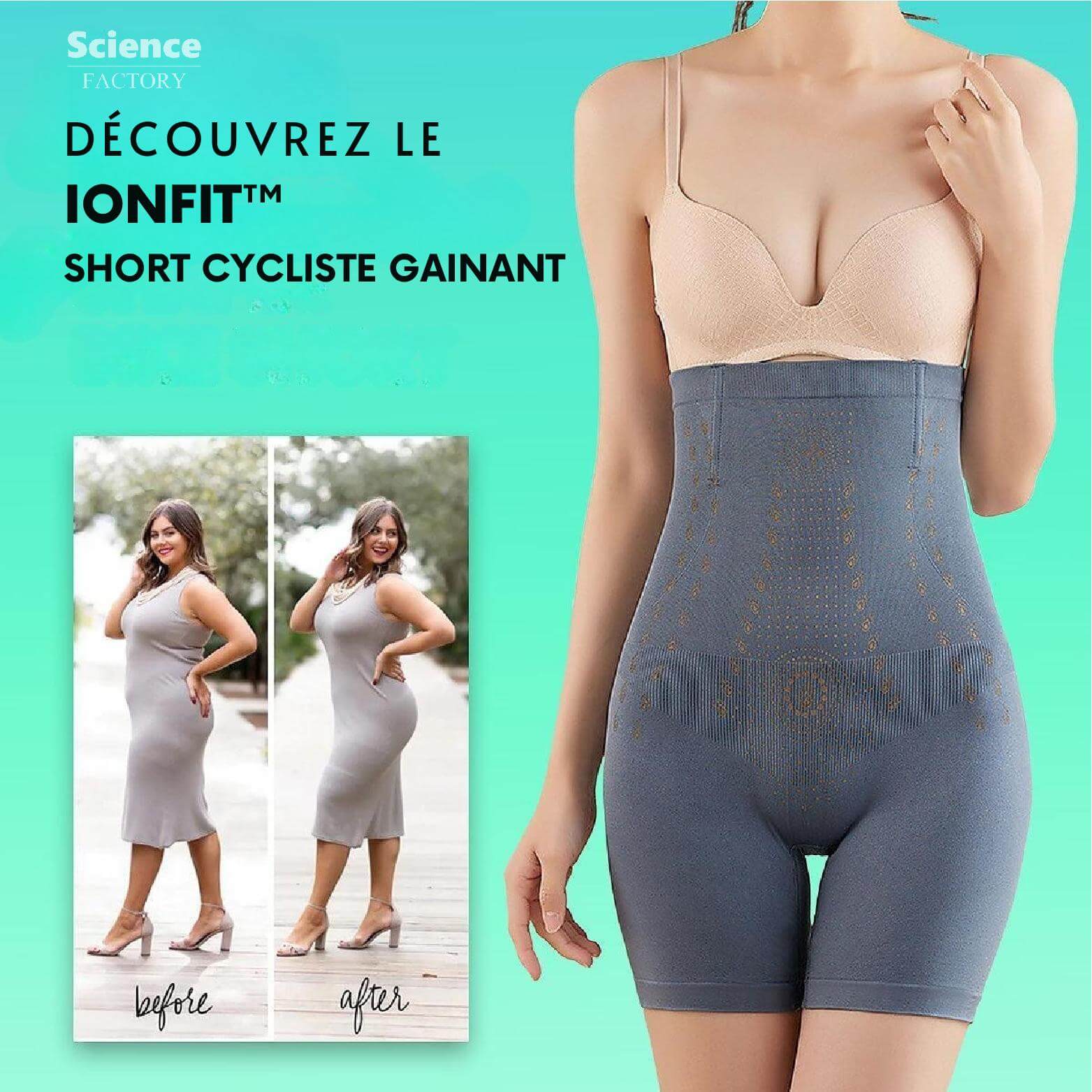 IONFit™ Short Gainant | Parfait sous les robes et jupes