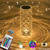 【DERNIER JOUR DE SOLDES】CrystalBloom™ Lampe Cristal Rose à Commande Tactile