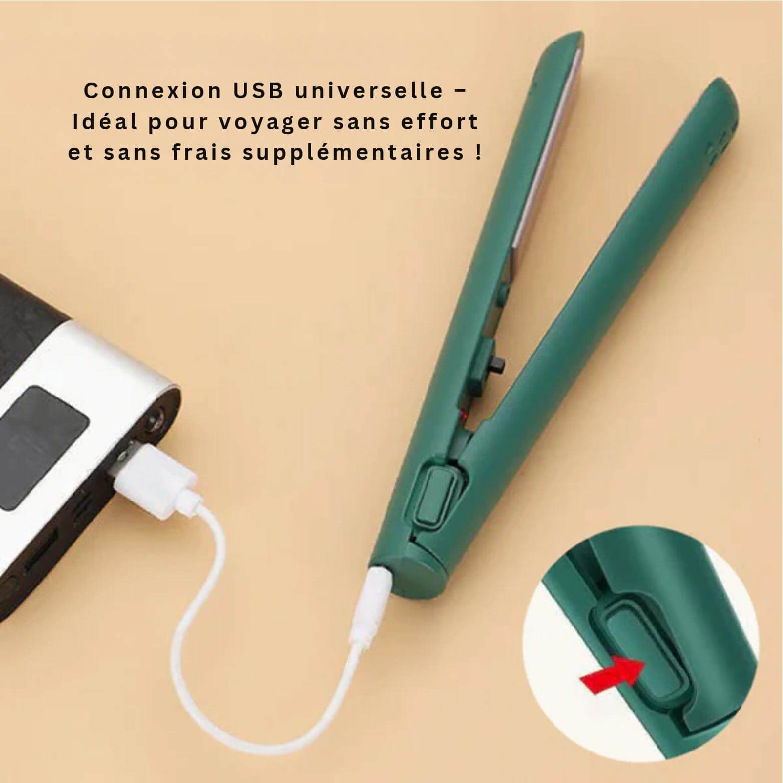 MagicCurl™ - Outil de Coiffage 2-en-1 Compact