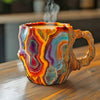 AuroraCup™ Tasse en Cristal au Look Pierre de Luxe