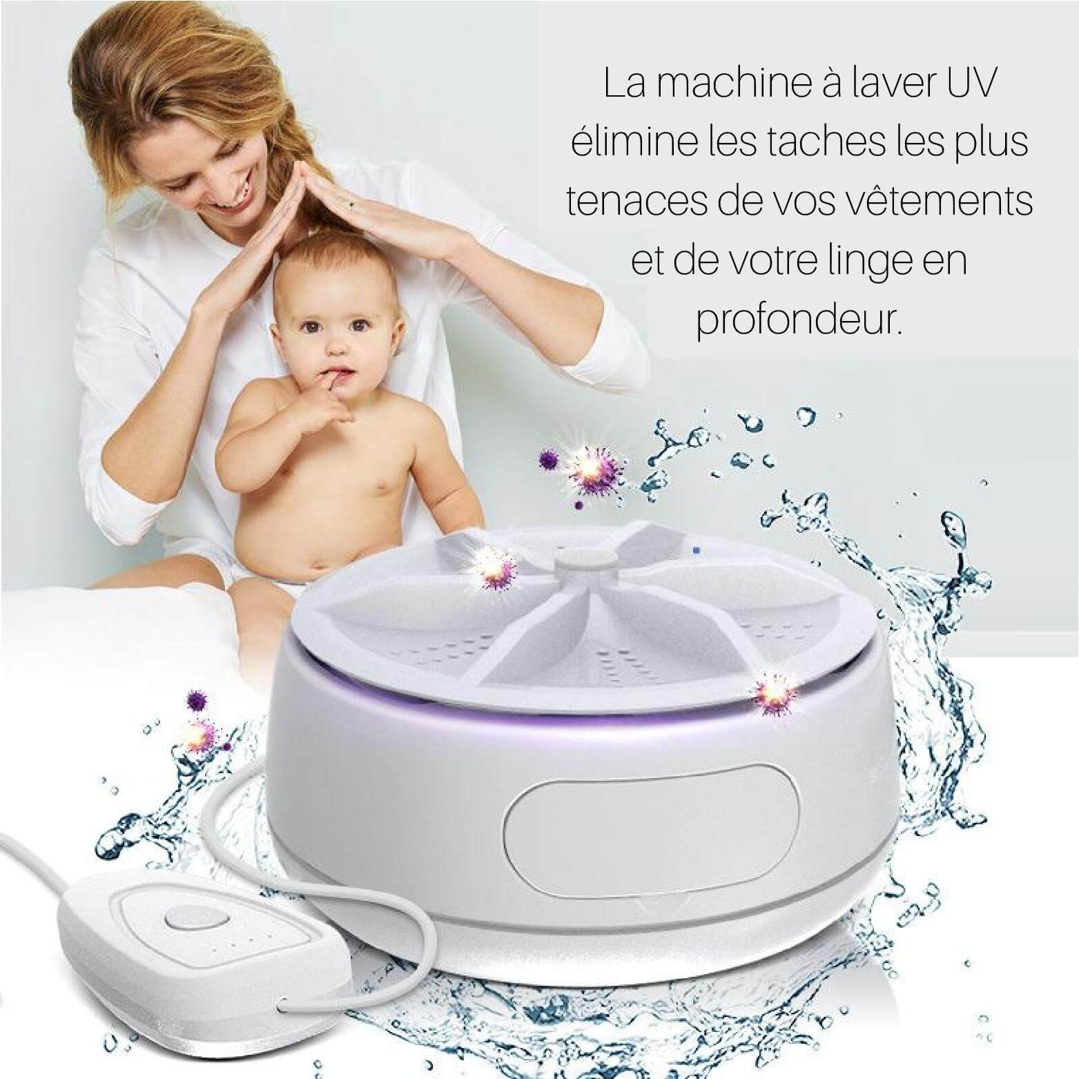 Mini Lave-Linge Portable Avec 3 Modes De Nettoyage En Profondeur Mini Lave-Linge Portable Avec 3 Modes De Nettoyage En Profondeur