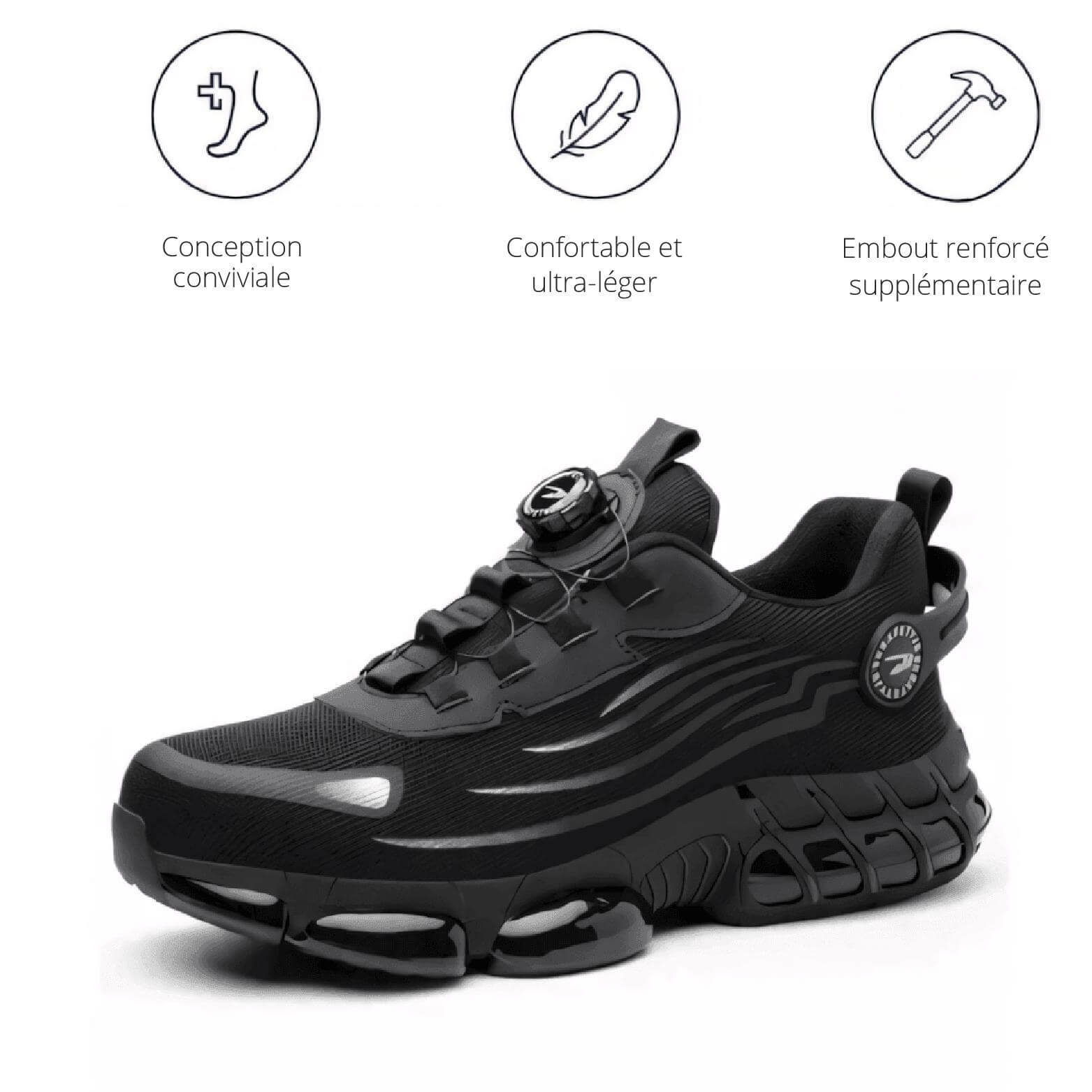PowerSole™ | Chaussures de Sécurité Confortables avec Soutien
