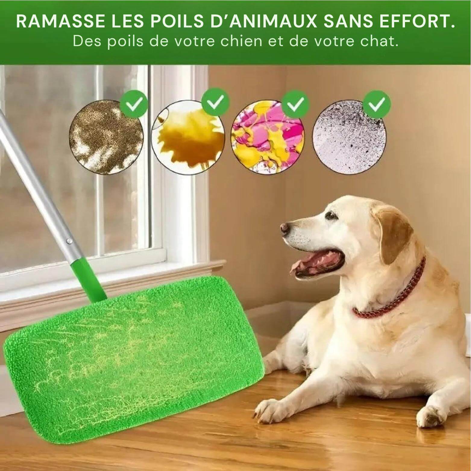 2+2 Offerts | Lingettes Réutilisables ReMop™ Compatibles Sweeper