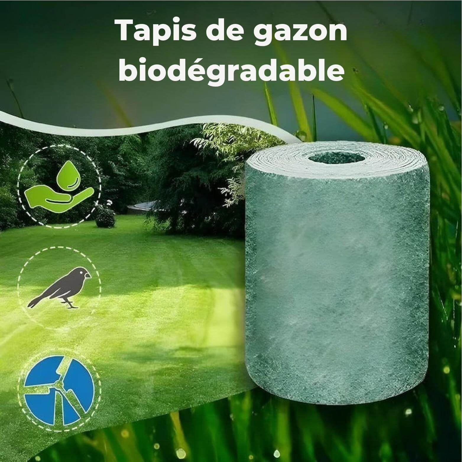 SproutMat™ – Tapis de Gazon Bio Facile à Entretenir [1+1 GRATUIT]