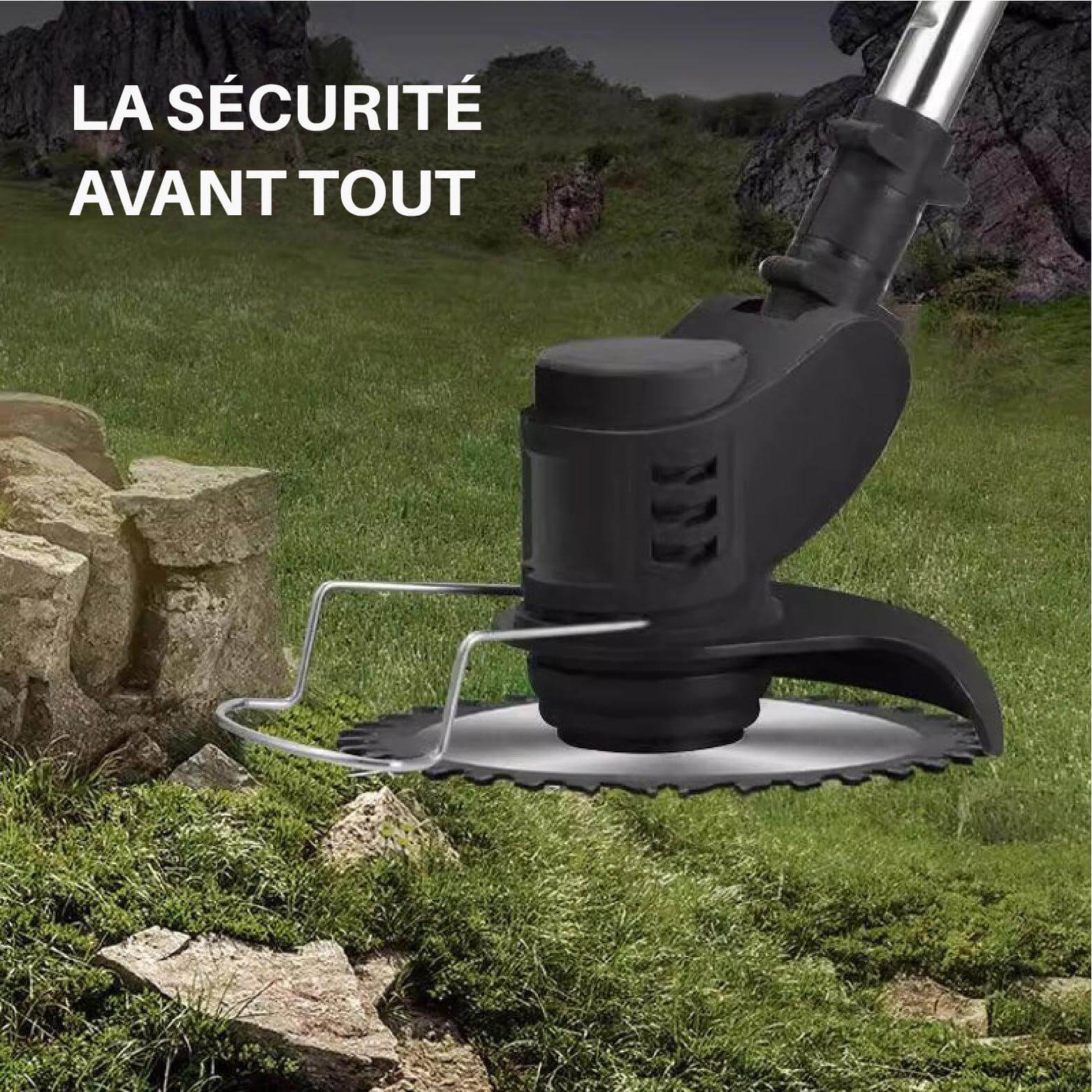 ⏳ Offre Limitée -50% 💥 TrimForce™ - Coupe Herbe Portable 1500W 🔥 Livraison Gratuite