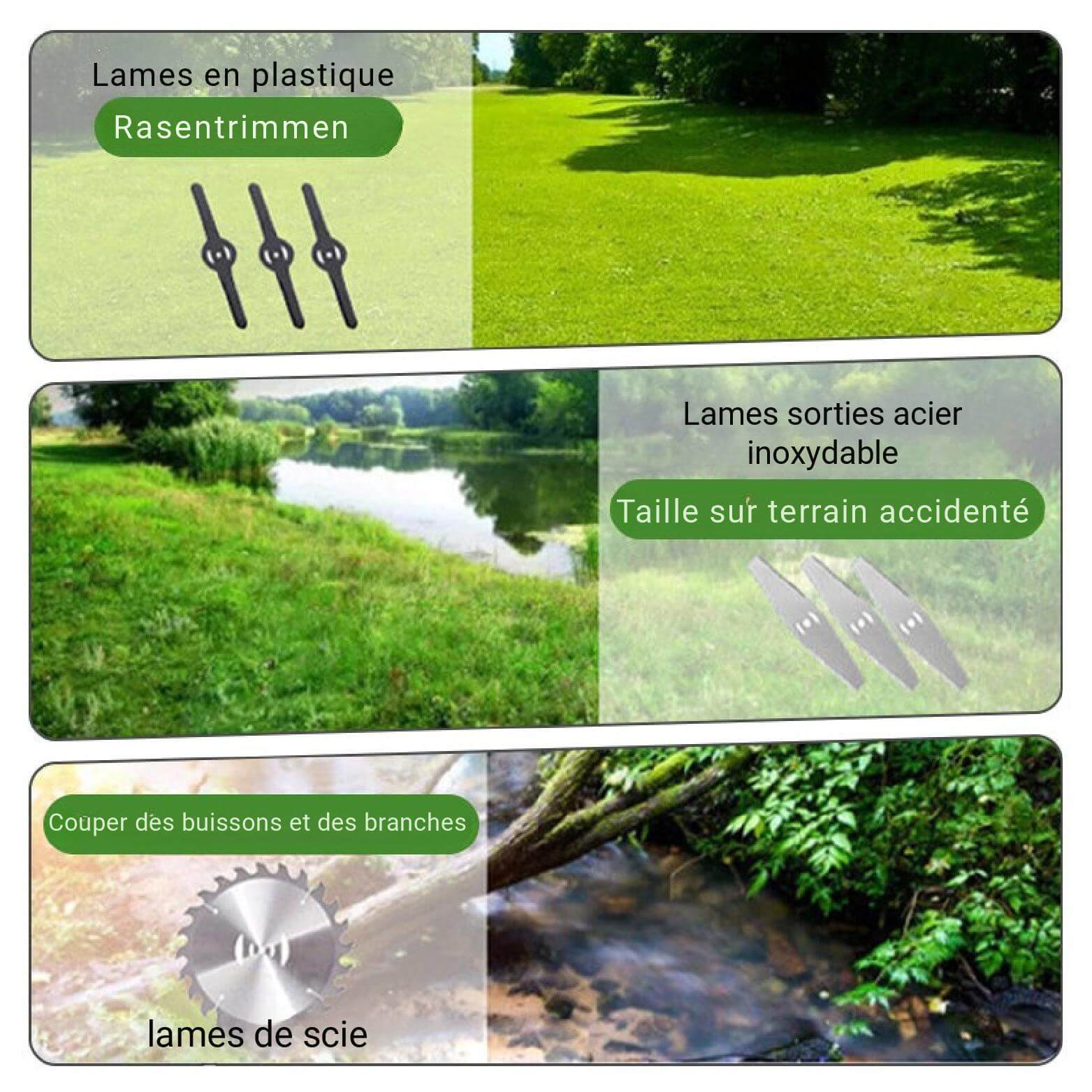 ⏳ Offre Limitée -50% 💥 TrimForce™ - Coupe Herbe Portable 1500W 🔥 Livraison Gratuite
