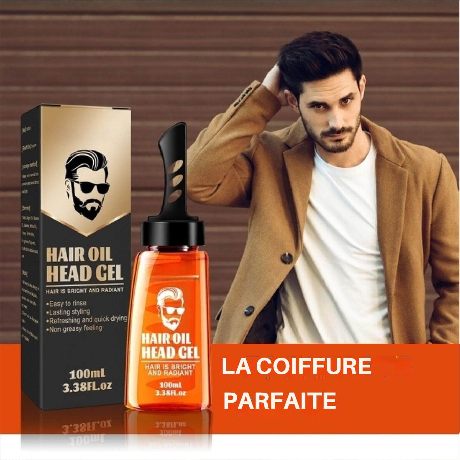 EasyGroom™ - Gel capillaire 2-en-1 avec peigne inclus (1+1 GRATUIT)