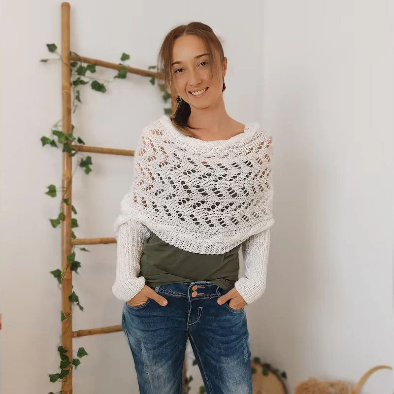 Lilou™ Écharpe Tricotée à Motif Câble