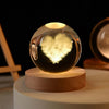 MoonAura™ Lampe Boule Cristal LED USB Magique