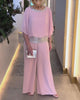DazzleSet™ Ensemble Deux Pièces Élégant avec Paillettes et Design Colorblock