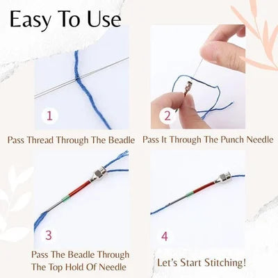 QuickStitch™ - Set d'Aiguilles à Broder