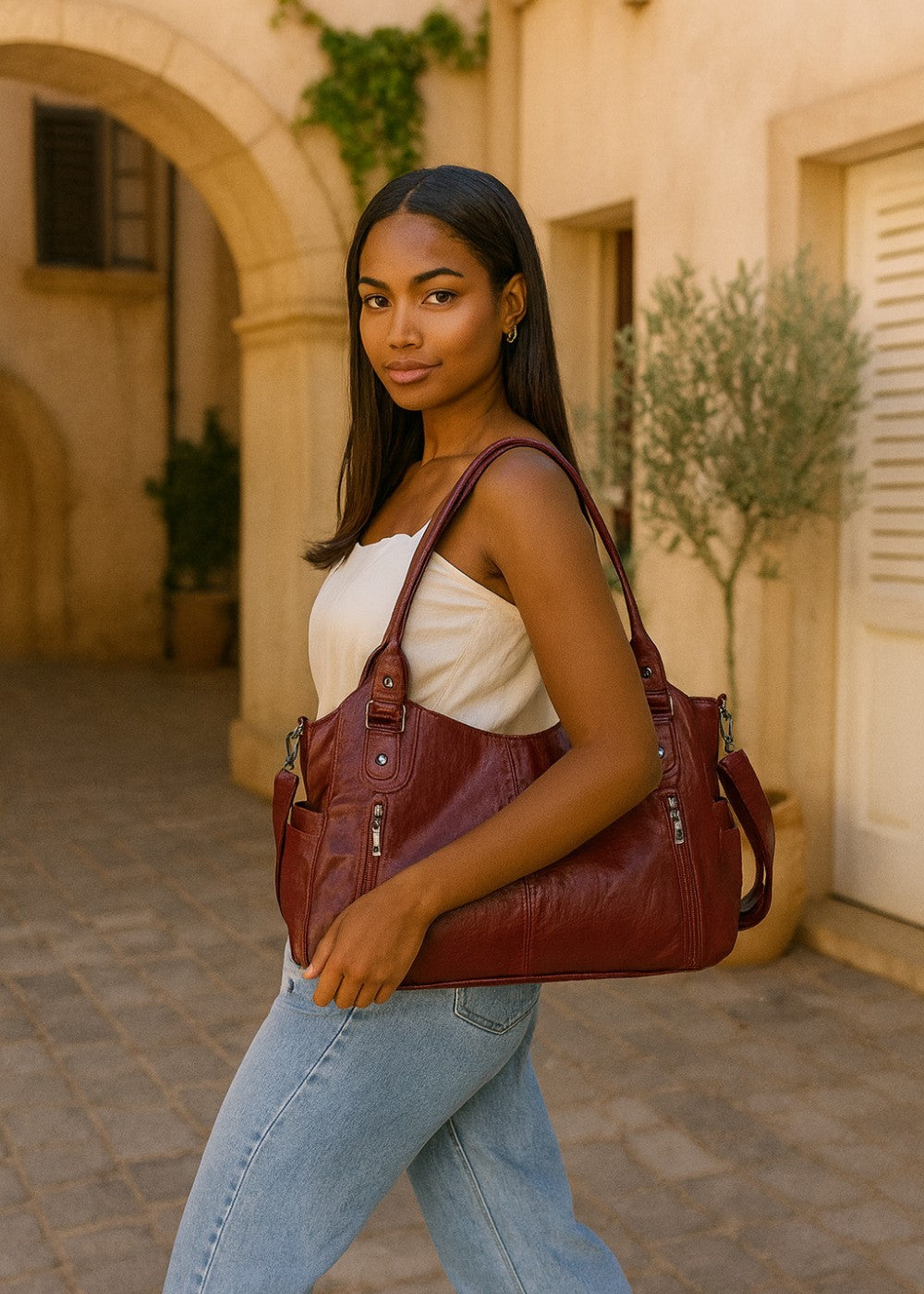 Isabelle™ sac en cuir