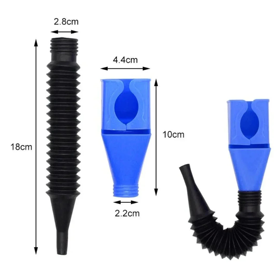 FlexPour™ Entonnoir Rétractable et Automatique pour Carburant
