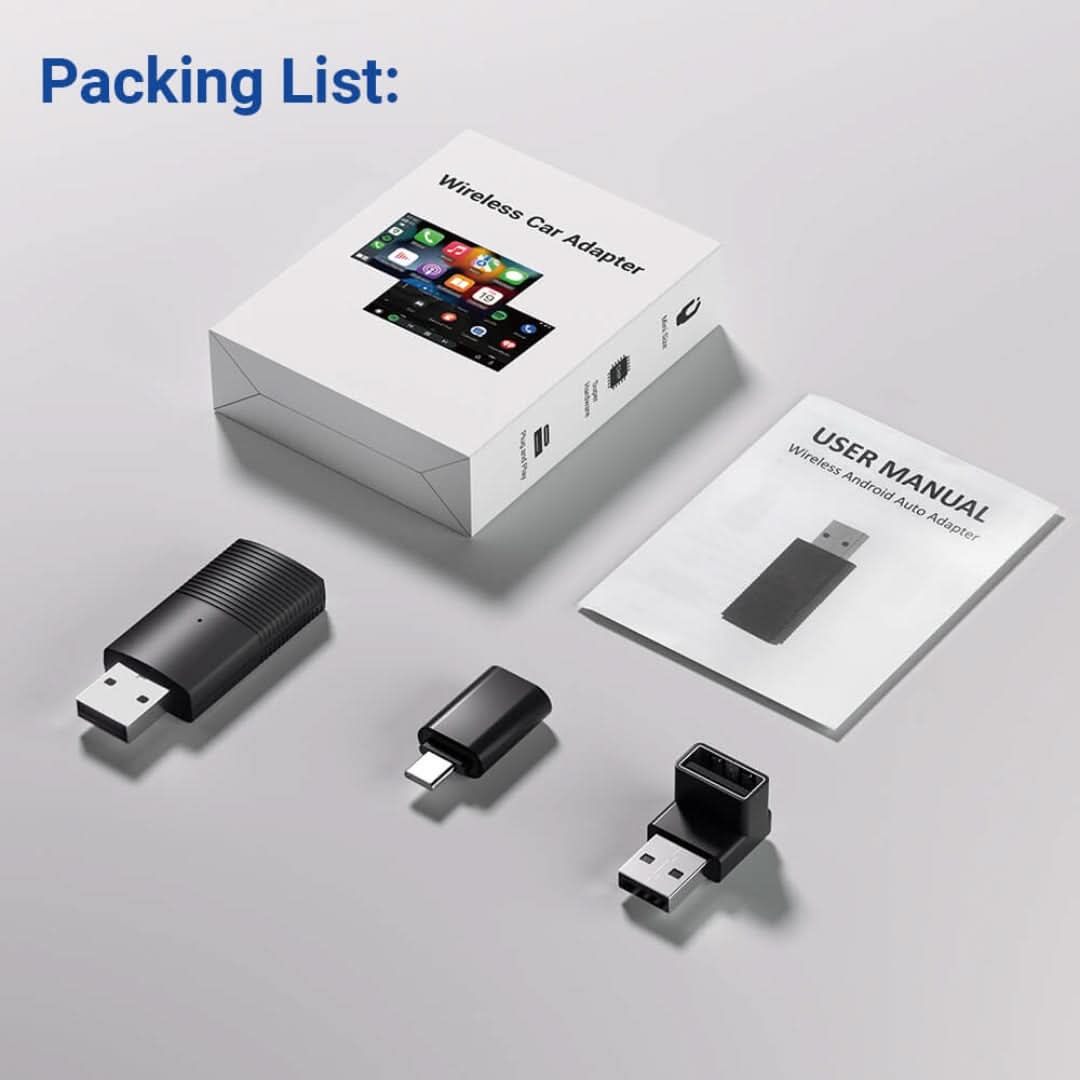 Adaptateur CarPlay Sans Fil SmartRide™ | Design Compact et Élégant