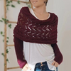 Lilou™ Écharpe Tricotée à Motif Câble