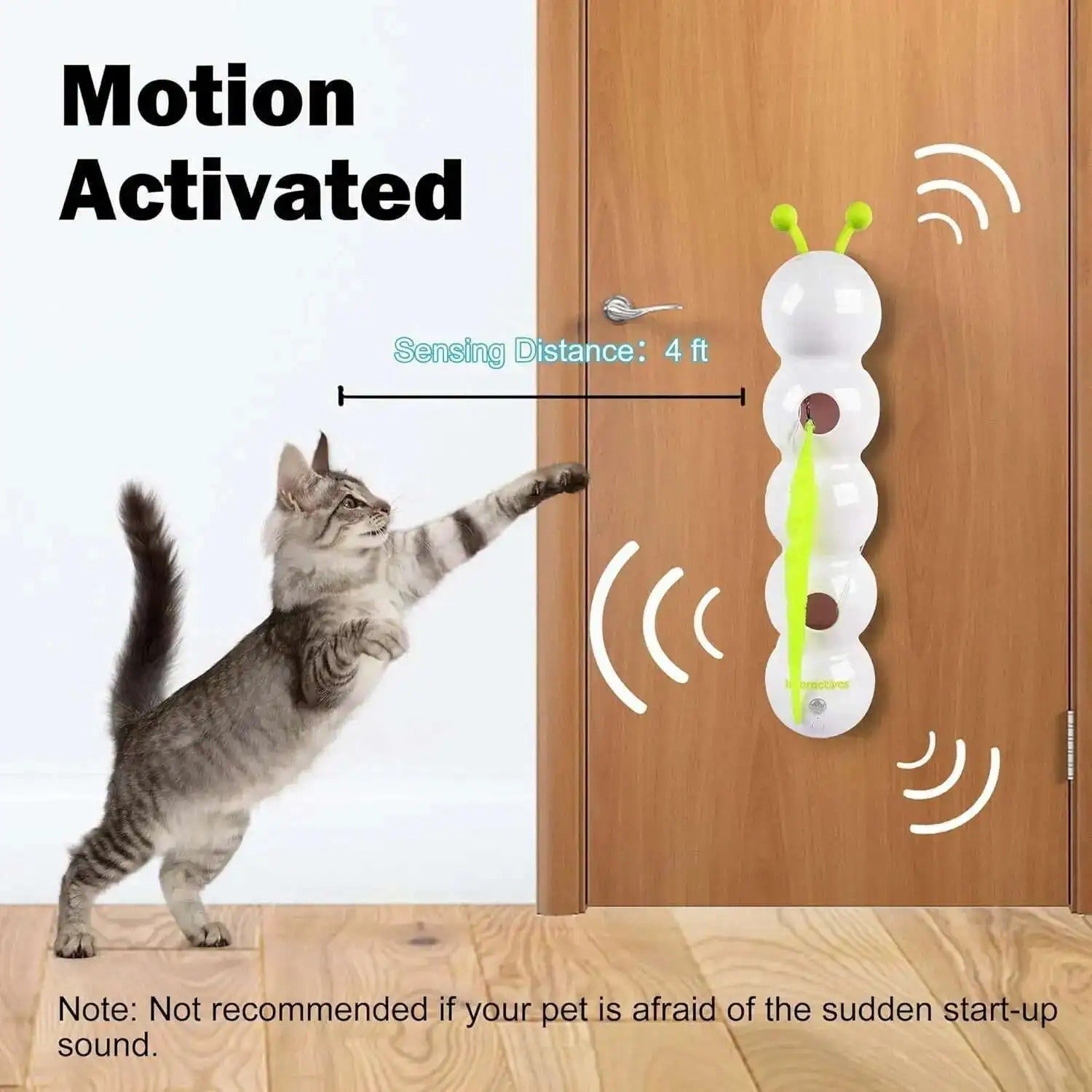 Cling’n’Play™ – Jouet Interactif pour Chat aux Mouvements Sinueux