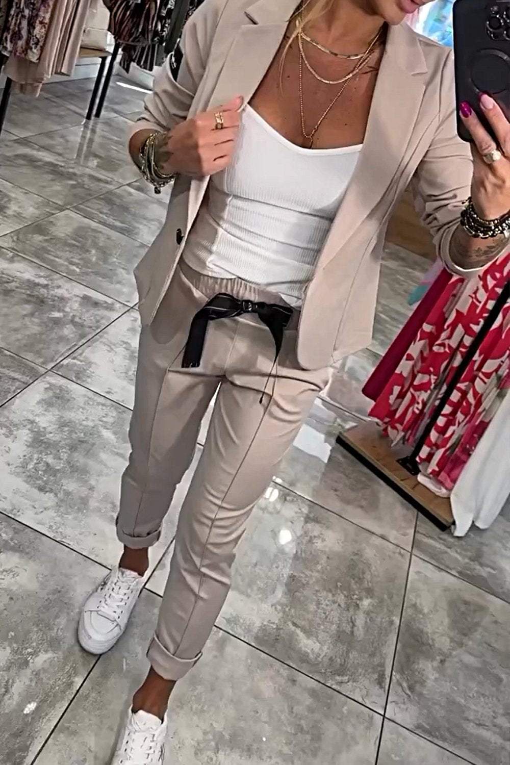 Dorien™ - Ensemble Deux Pièces | Haut & Pantalon Élastique