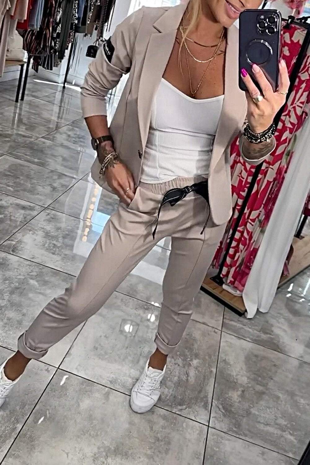Dorien™ - Ensemble Deux Pièces | Haut & Pantalon Élastique