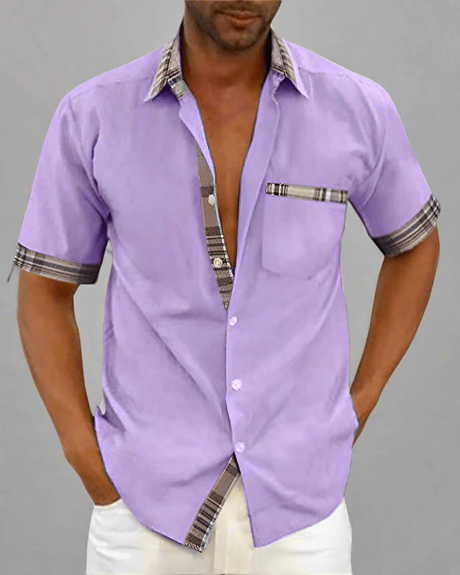 Floris – Chemise Classique pour Homme en Tissu Respirant