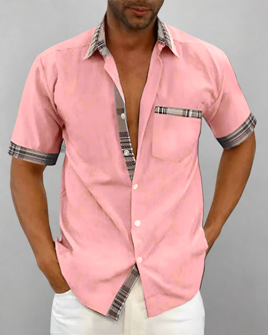 Floris – Chemise Classique pour Homme en Tissu Respirant