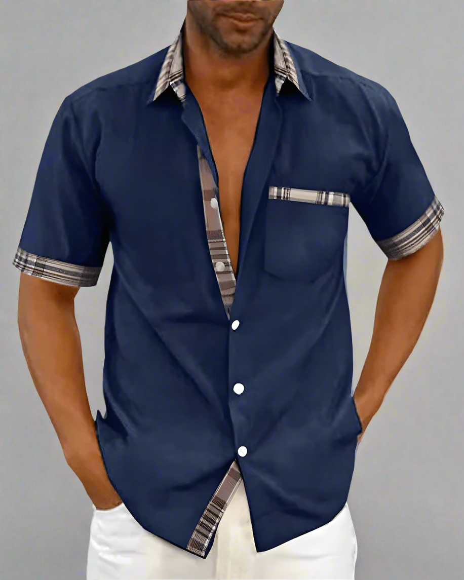 Floris – Chemise Classique pour Homme en Tissu Respirant