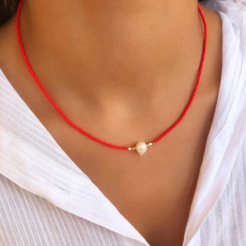 LunaPearl™ - Collier En Perles Fait Main 1+1 OFFERT