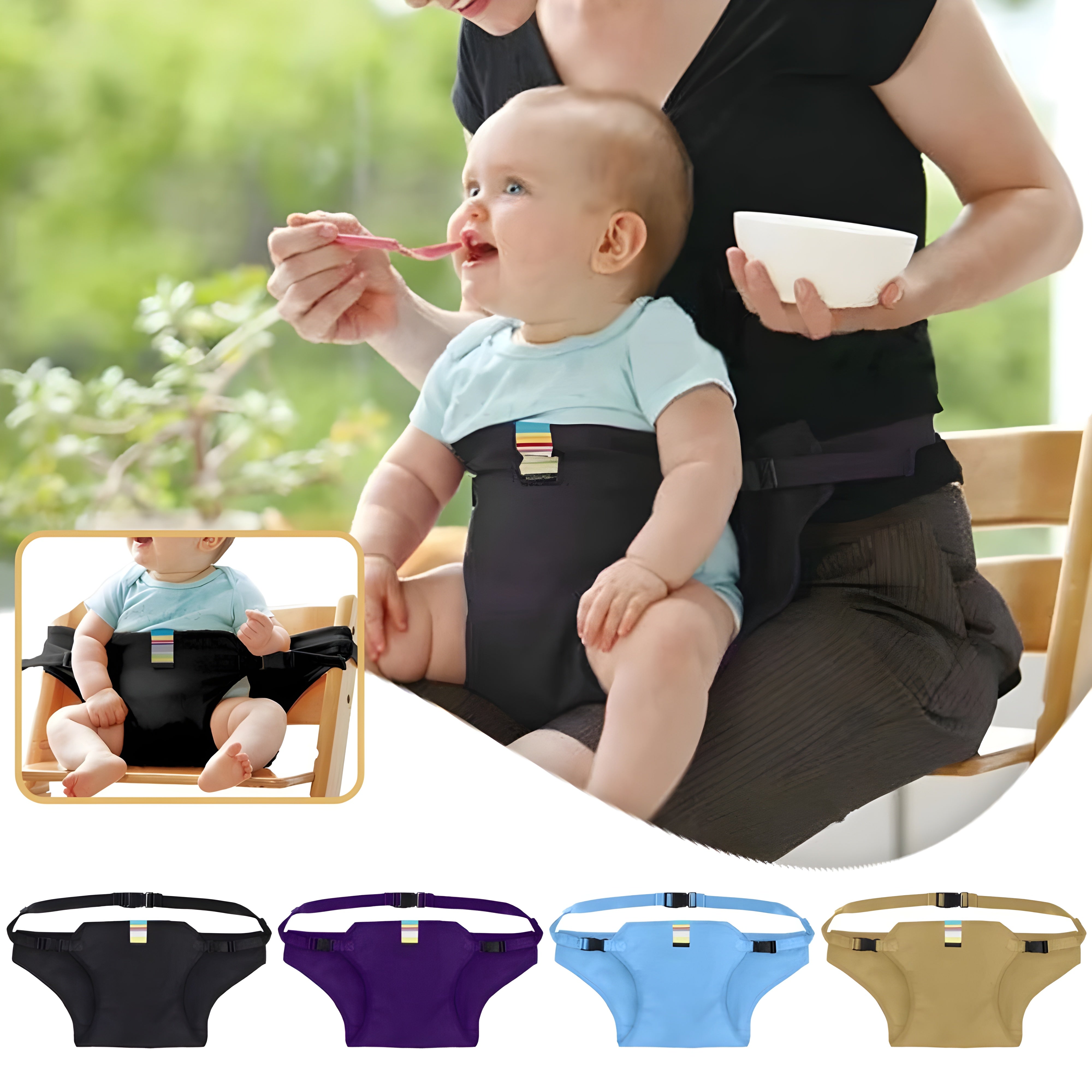 TinySeat™ – Siège Bébé Sécurisé et Confortable Pour Les Déplacements
