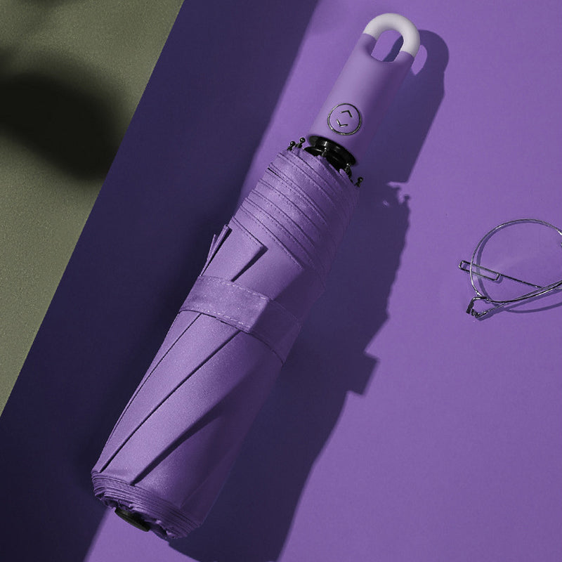 UltraBreeze™ Paraplu Automatique Triple Pliage avec Attache