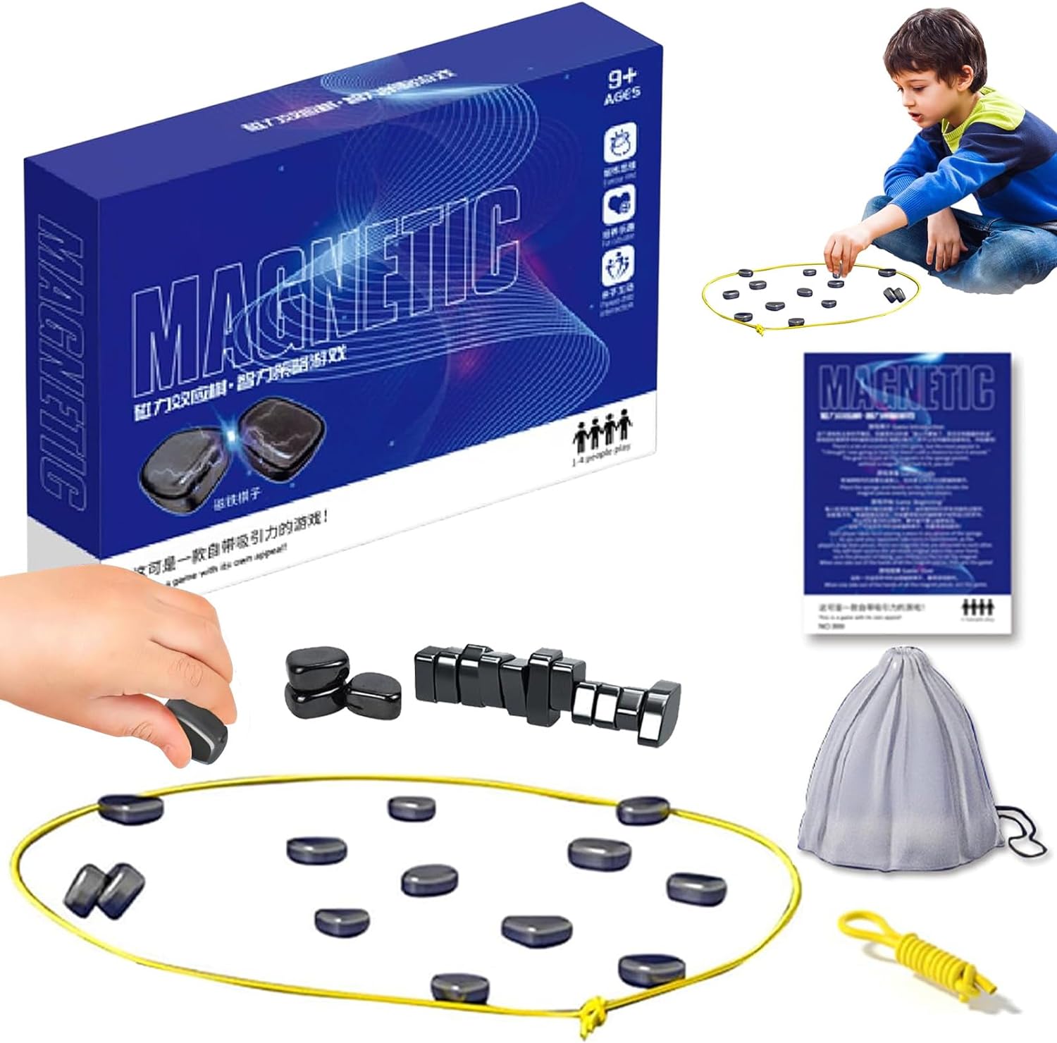 Magnetica™ Retirez toutes les pierres et gagnez!