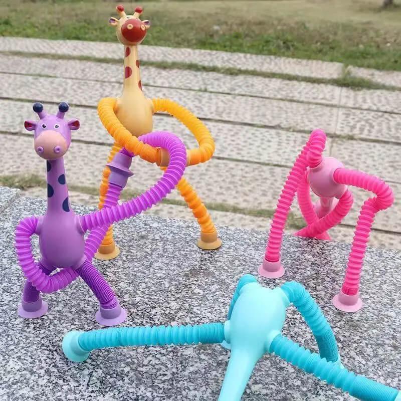 GiraFun™ – Ensemble de Jeu Élastique – (Lot de 4)