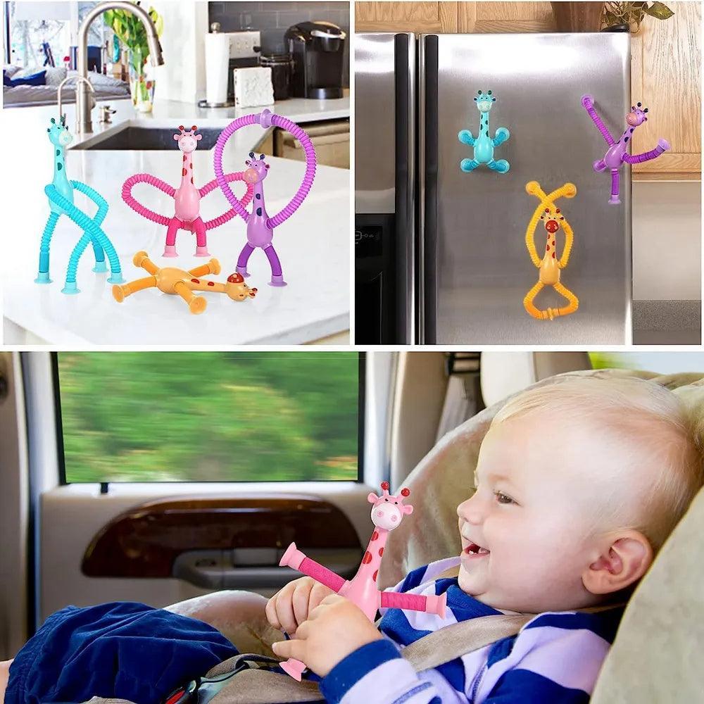GiraFun™ – Ensemble de Jeu Élastique – (Lot de 4)