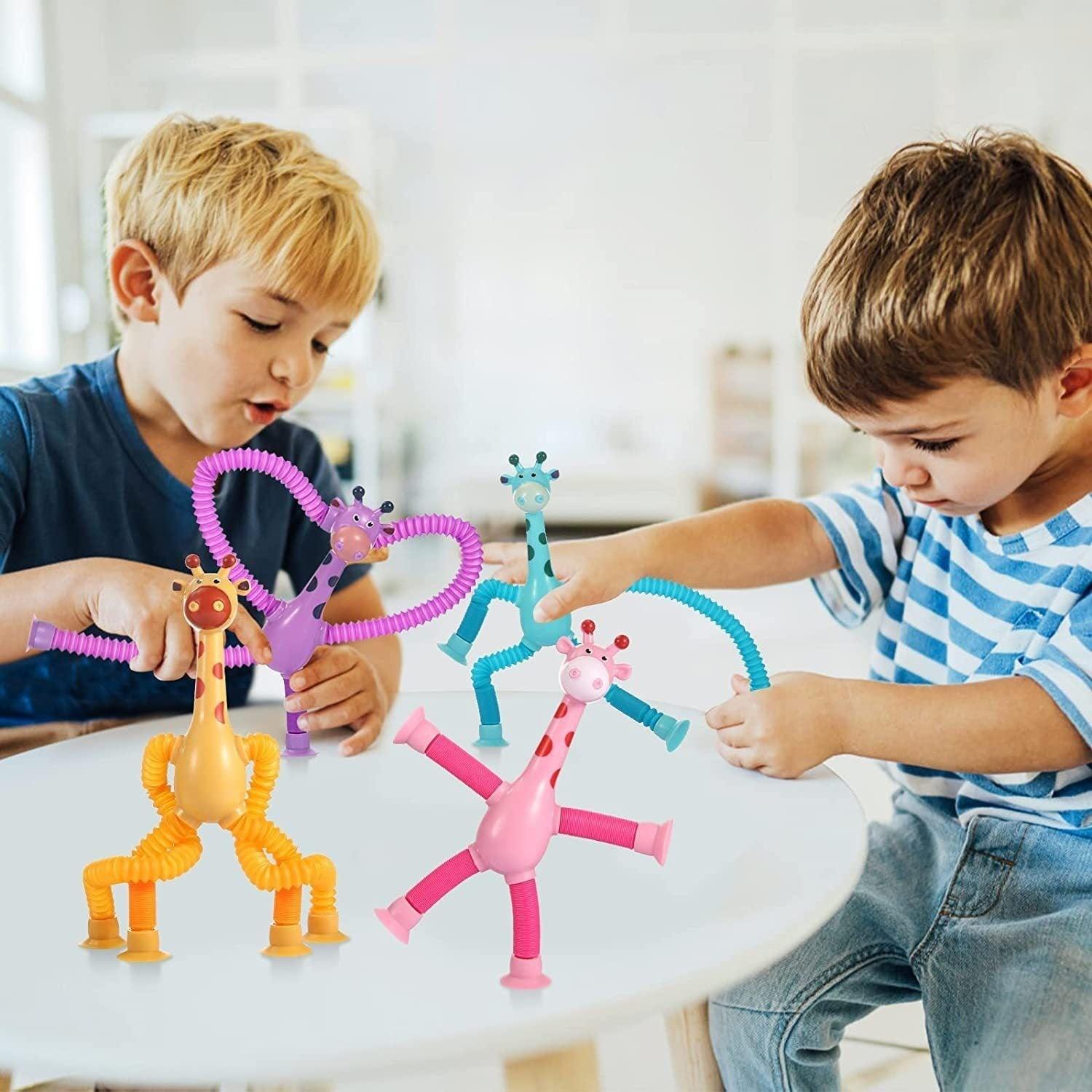 GiraFun™ – Ensemble de Jeu Élastique – (Lot de 4)
