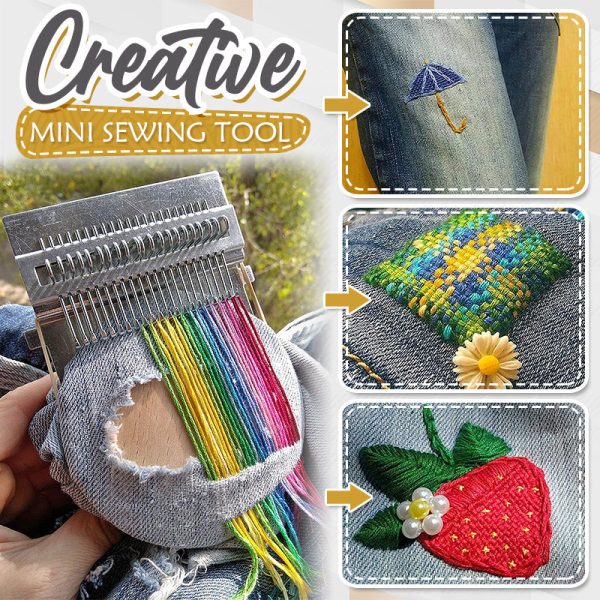 1+1 GRATUIT | Appareil de tissage à aiguille et fil MagicStitch™ Mini DIY