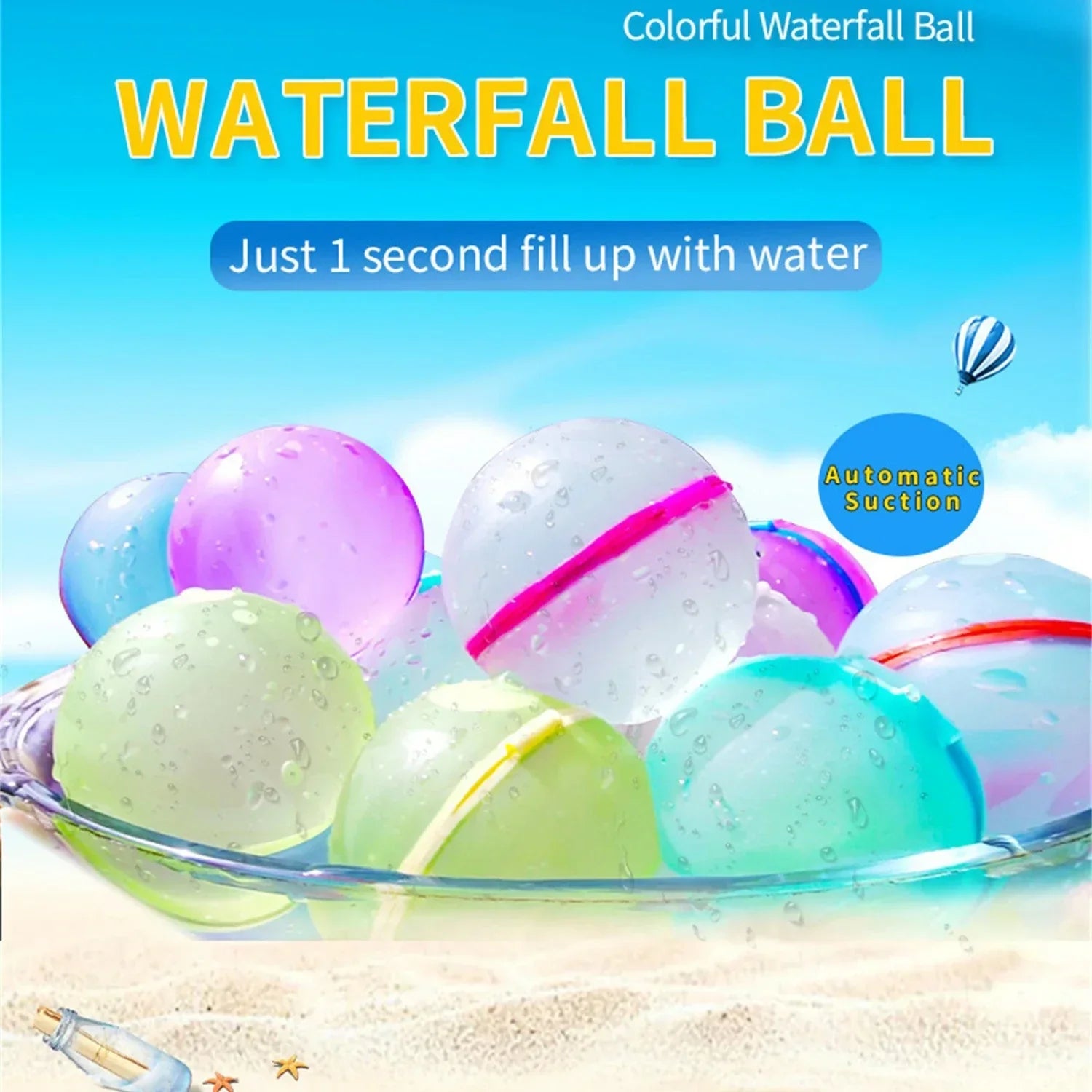 Splashball™ Ballons d'eau magnétiques réutilisables - Science Factory FR